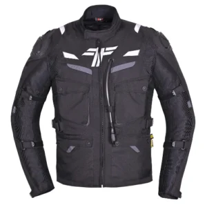 Tarmac Adventure Motorcycle Riding Jacket - Black
