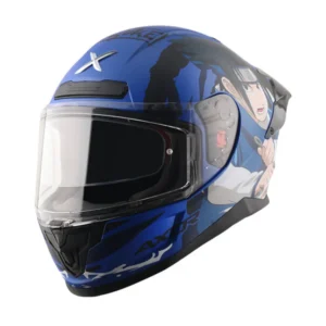 Axor Saber Sasuke Helmet - Matt Dark Blue Black